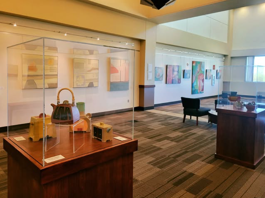 Initial Point Art Gallery on the 3rd floor of City Hall