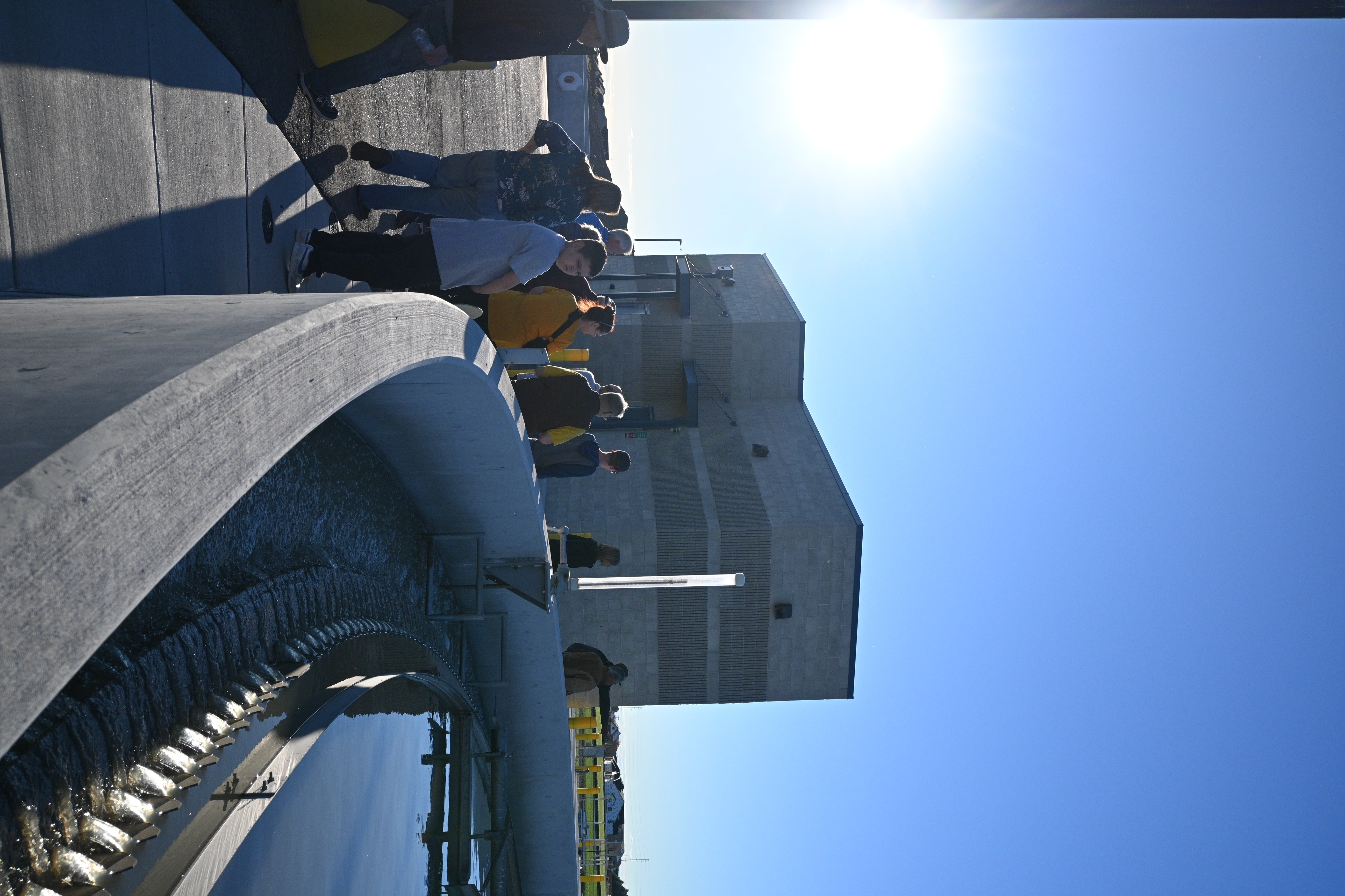 Group touring the Wastewater Resource Recovery Facility